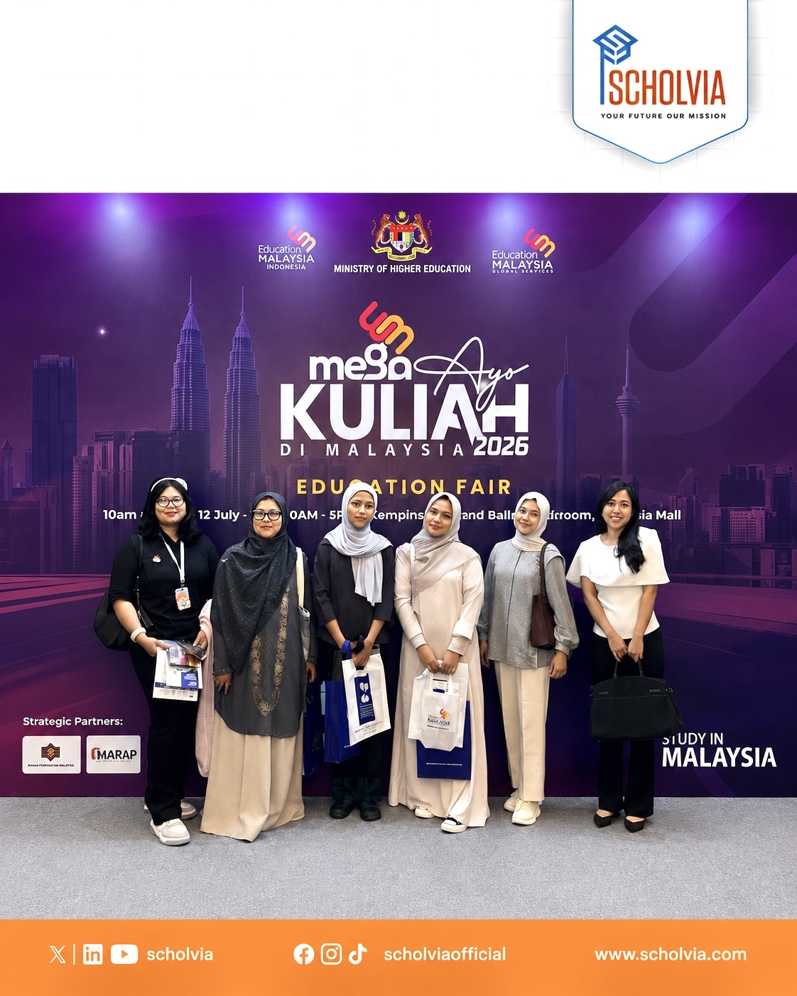 Mega Ayo Kuliah di Malaysia 2026 — Scholvia Jakarta